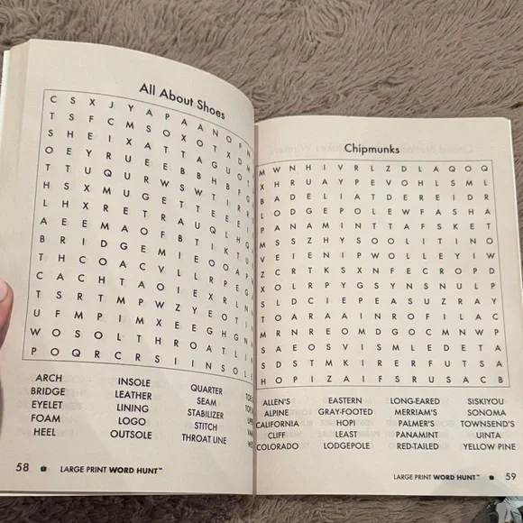 Brain Games Dot-to-Dot and Latge Print Word Hunt Puzzle Activity Books Set of 2 - Picture 3 of 8